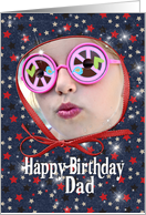 Happy Birthday photo card for Dad card