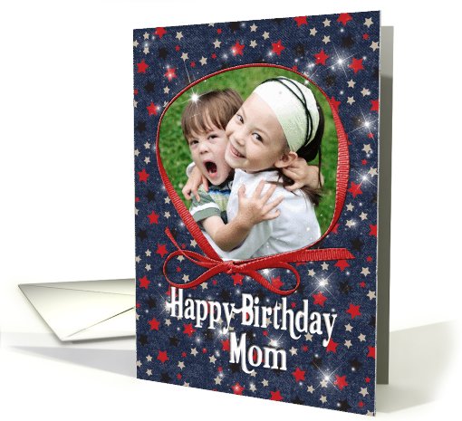 Happy Birthday photo card for Mom from kids card (942702)