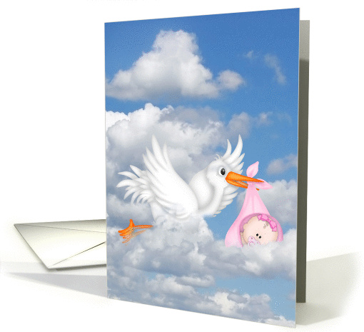 Baby girl congratulations for granddaughter card (944927)