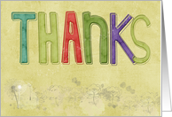Thanks from the group with dandelion design card