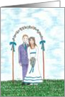 Wedding congratulations - from this day forward card