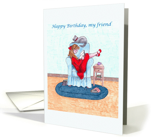 Happy Birthday, my friend card (1288594)