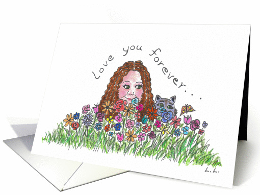 Love you forever card (223019)