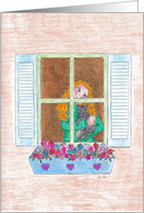 Wishing you were here card