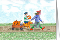 Halloween Pumpkin Express card