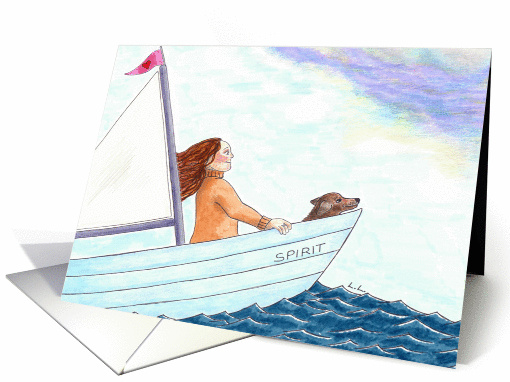 Encouragement - Don't be afraid of storms and life challenges card