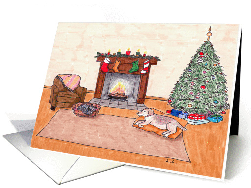 Christmas - Tidings of comfort and joy card (727568)