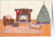Christmas - Tidings of comfort and joy card