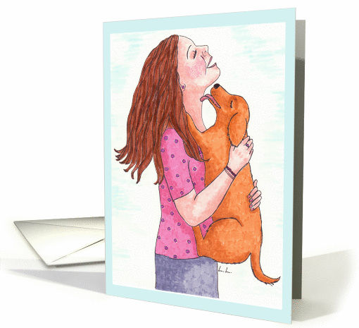 Congratulations on adopting a dog! card (854051)