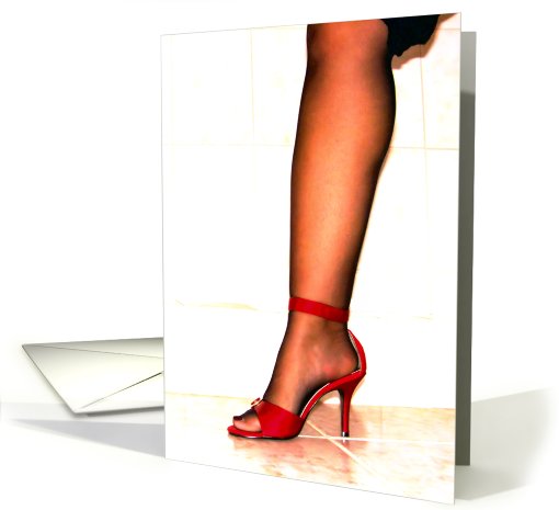 Red shoes card (163932)