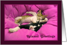 Relaxed Greetings card