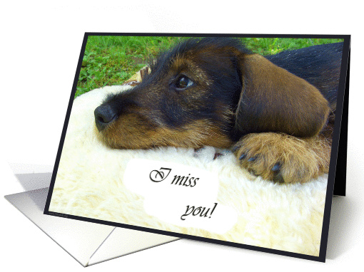 I miss you card (215221)