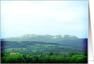 Austrian mountains card