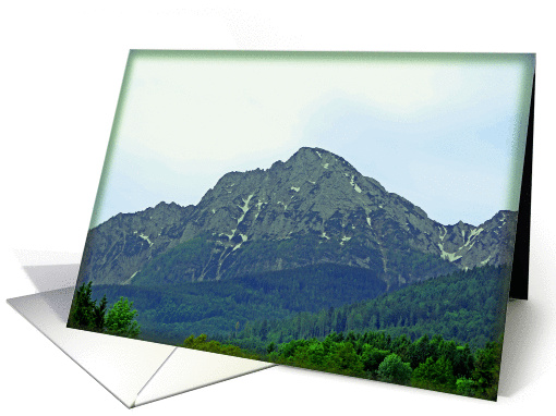 Austrian mountains card (233126)