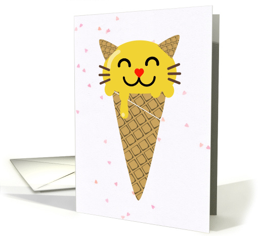 You're A Cool Cat Pun Humor Blank Inside card (1488988)