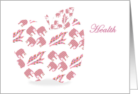 Pink of Health card
