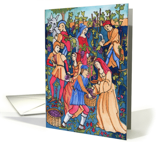 Vineyard Harvest card (163466)