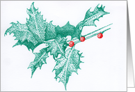 Holly card