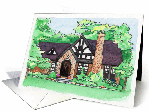 Tudor House card (175186)