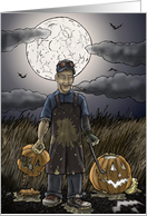 Pumpkin carver card