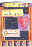 Key To My Heart card