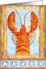 Patriotic Lobster card
