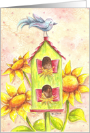 Summer Birdhouse card