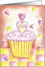 Valentine Cupcake card