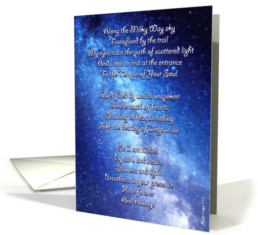 Along the Milky Way Sky card (160072)