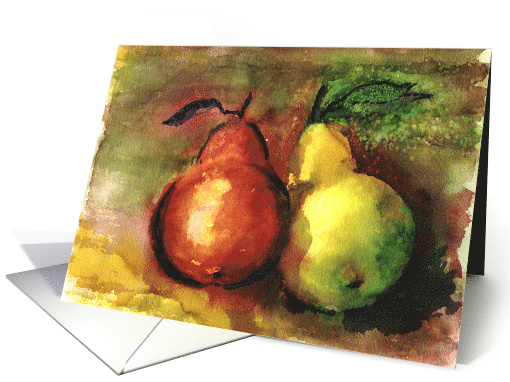 Pear Pair card (160086)