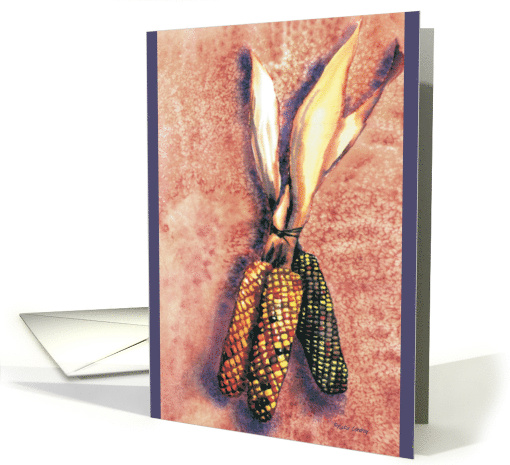 Indian Corn card (162565)