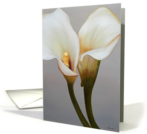 Calla Lilies card (545272)