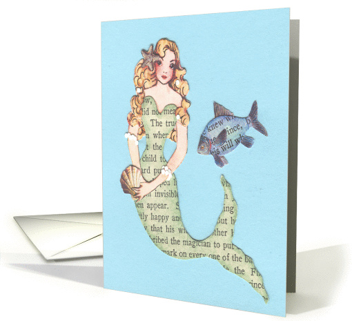 Mermaid And Crab card (160795)