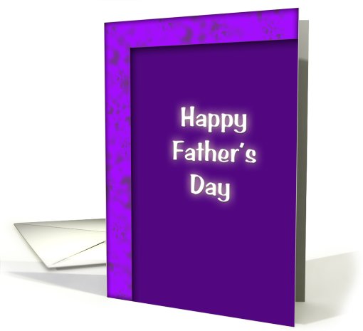 Purple Background Happy Father's Day card (628277)