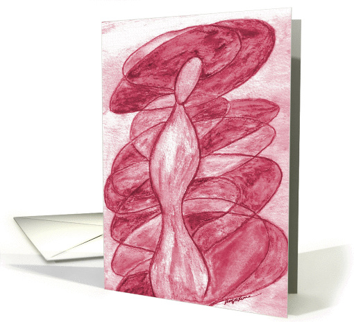 Red Swirl card (164518)