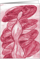 Red Swirl card