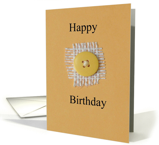 Happy Birthday -Button card (185669)