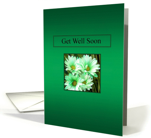 Get Well Soon - Flowers card (207015)