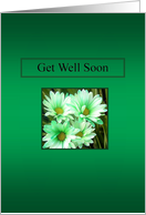 Get Well Soon - Flowers card