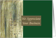 We Appreciate Your...