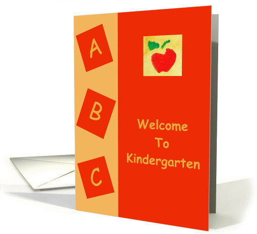 Welcome To Kindergarten card (220359)