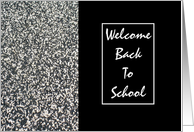 Welcome Back To School - Blank card