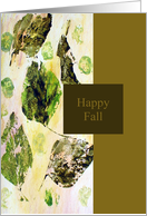 Happy Fall - Blank Note Card