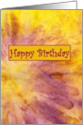 Happy Birthday - Abstract card