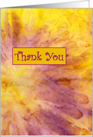 Thank You - Volunteer card