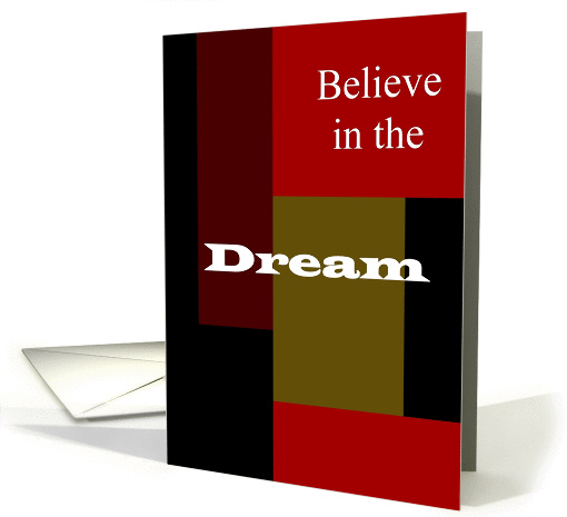 Martin Luther King Day - Believe In The Dream card (318126)