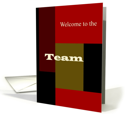 Welcome To The Team card (319144)