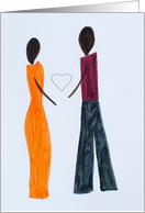 Love Couple - Ethnic - Blank card