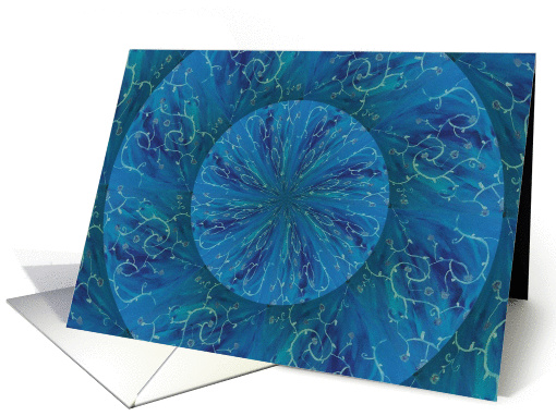 Abstract Blank Note card (361233)