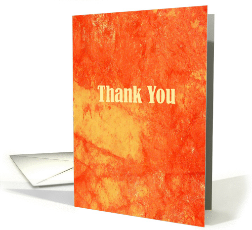 Thank You - Blank - General card (367193)